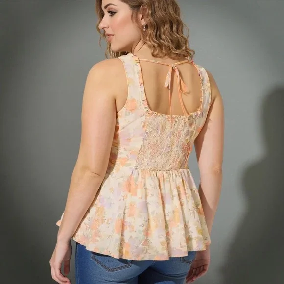 TORRID Babydoll Challis Corset Top NWT Size 2X - Picture 10 of 10